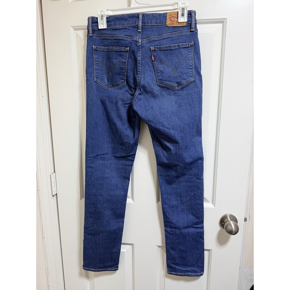 LEVIS Jeans Sz 8 W29 L30 Classic Mid Rise Skinny - Picture 2 of 11